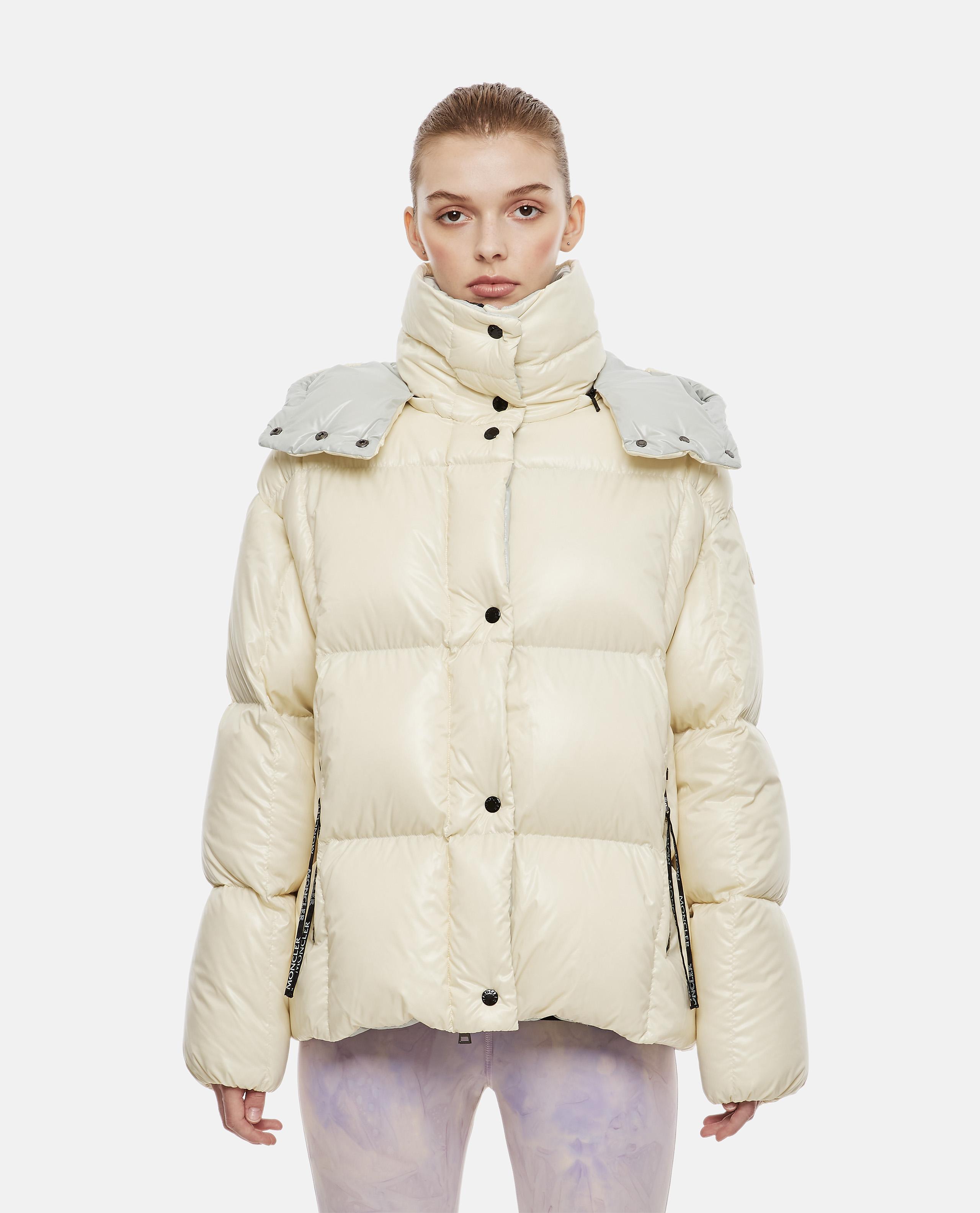 Moncler Synthetic Parana Laque' Nylon Down Jacket in White (Natural) | Lyst