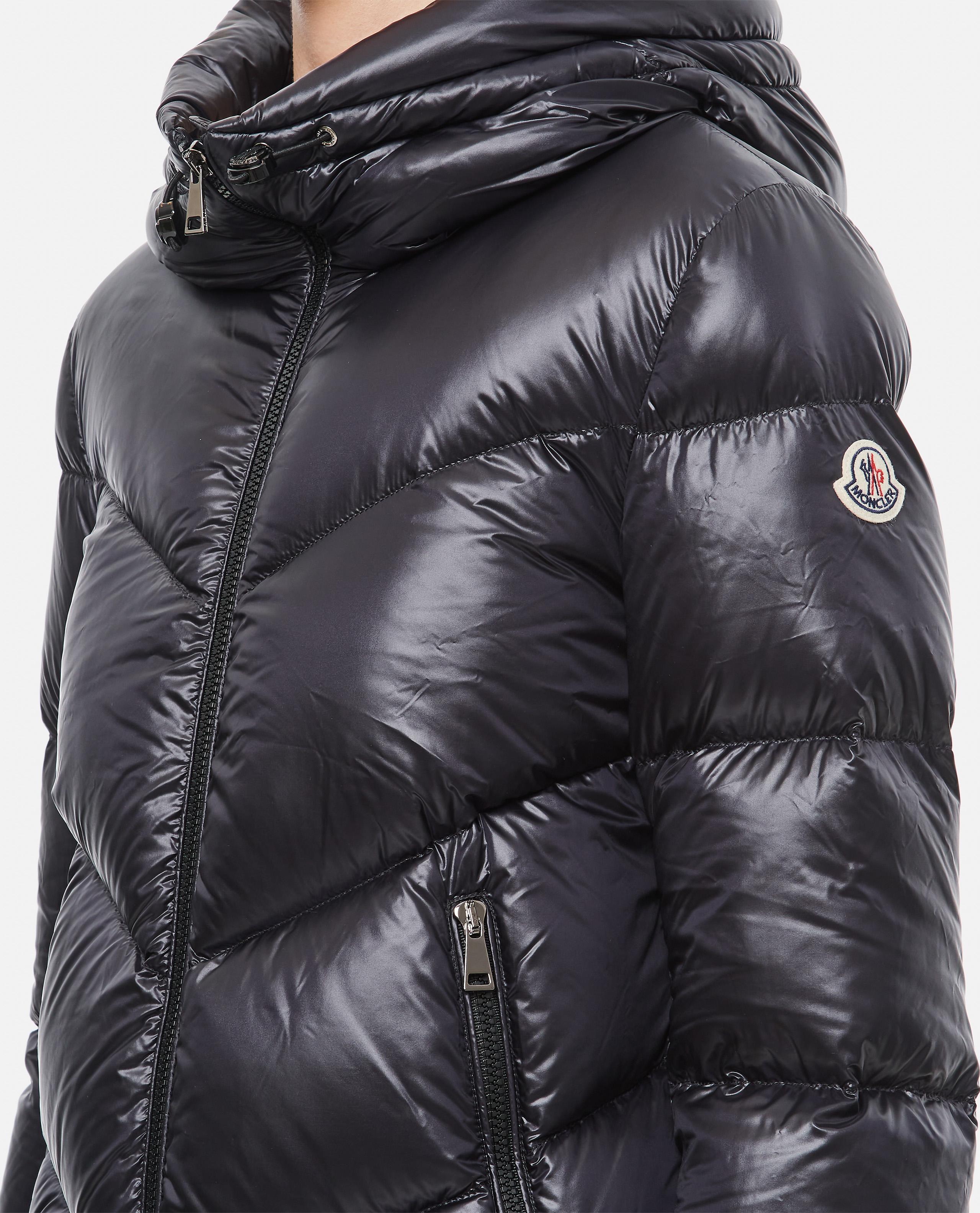 Moncler Chambon Laque' Nylon Down Jacket in Black | Lyst
