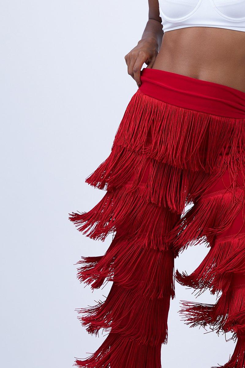 Norma Kamali Synthetic All Over Fringe 