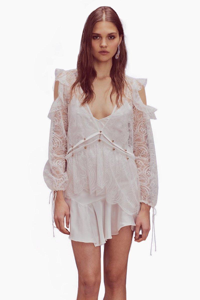 sabina tiered mini dress