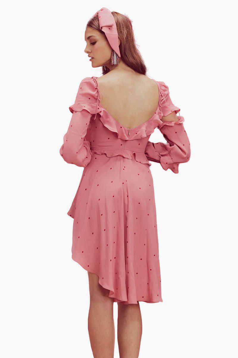 for love and lemons rosie ruffled mini dress