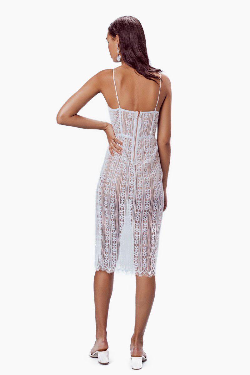 for love and lemons dakota lace midi dress