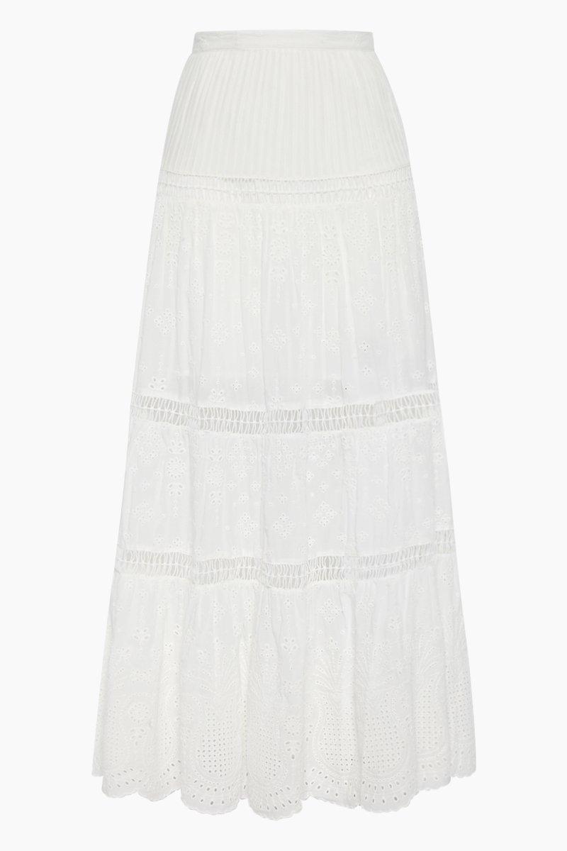 Tigerlily Lace Xanthe High Waist Maxi Skirt In White Lyst