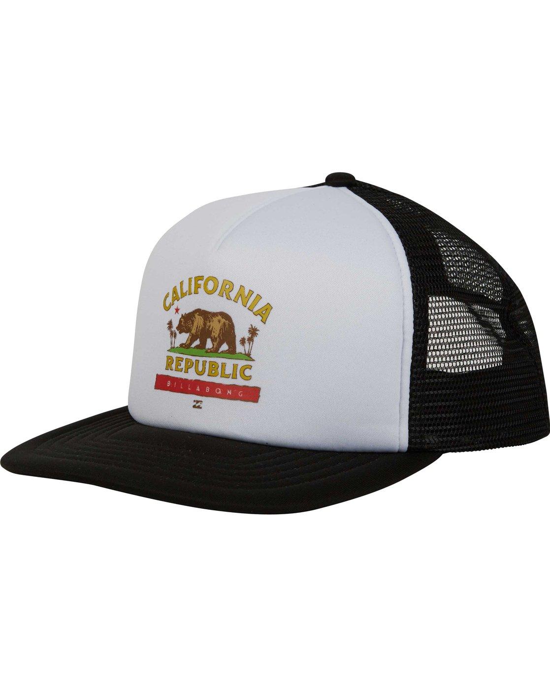 Billabong California Trucker Hat in Black/White (Black) for Men Lyst