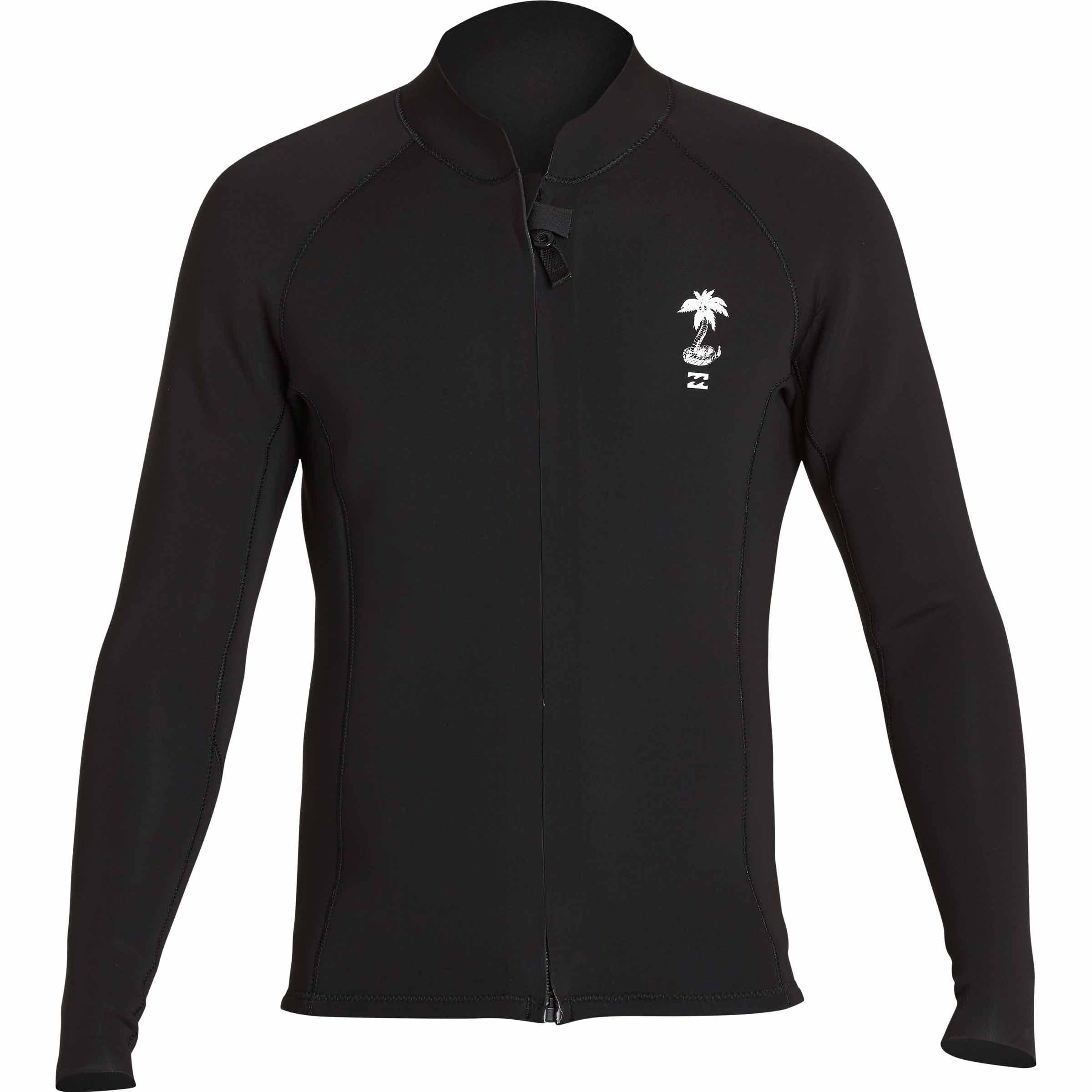 Billabong Neoprene 2mm Revolution Pump Front Zip Wetsuit Jacket in