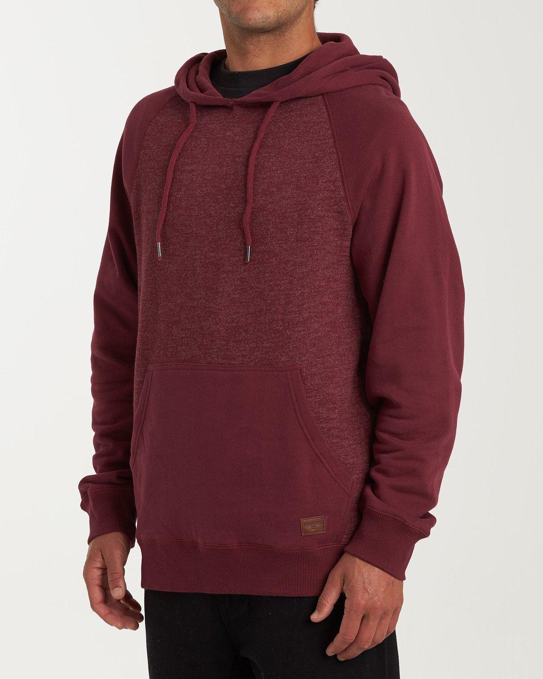 Billabong Fleece Balance Pullover Hoodie in Oxblood (Red) for Men Lyst