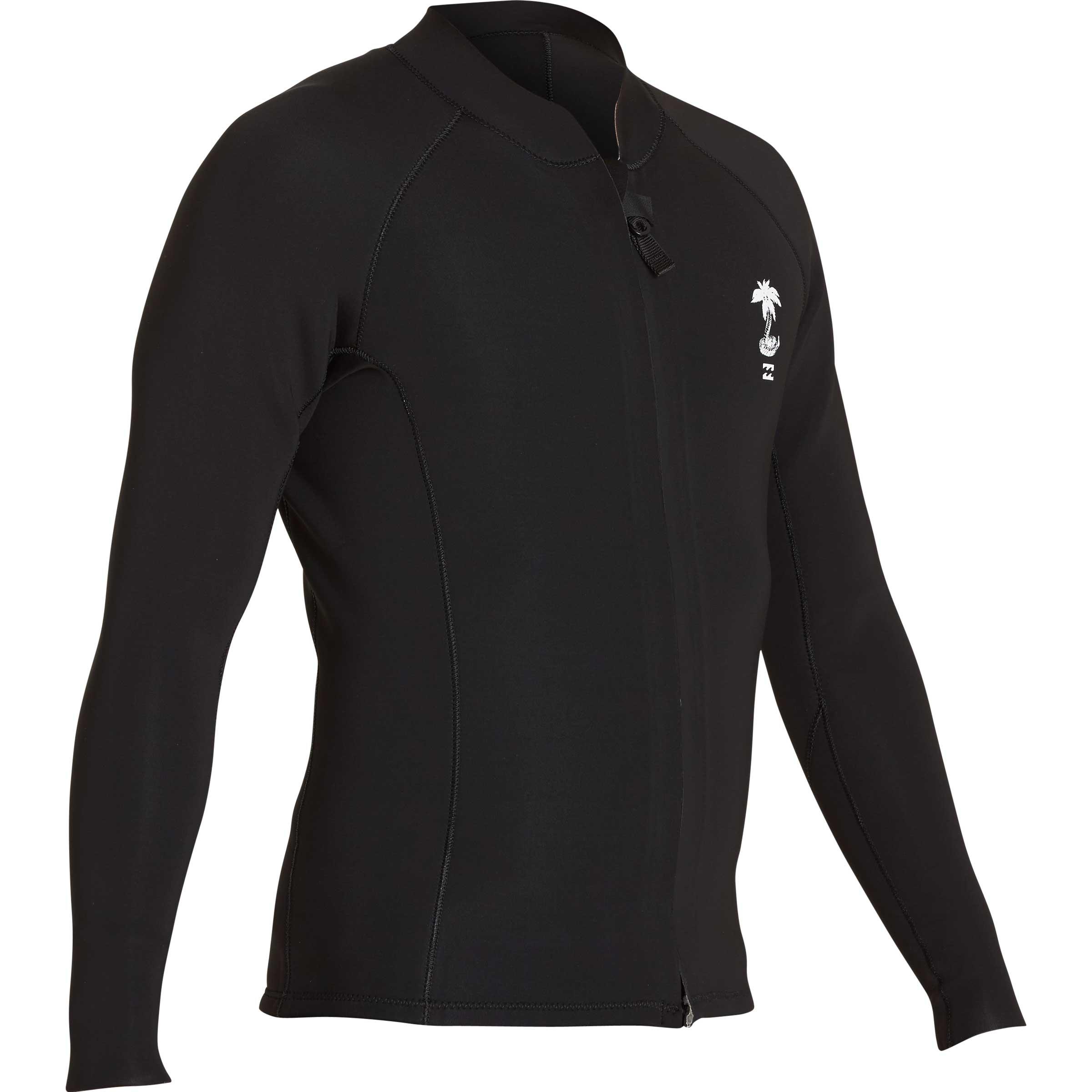 Billabong Neoprene 2mm Revolution Pump Front Zip Wetsuit Jacket in