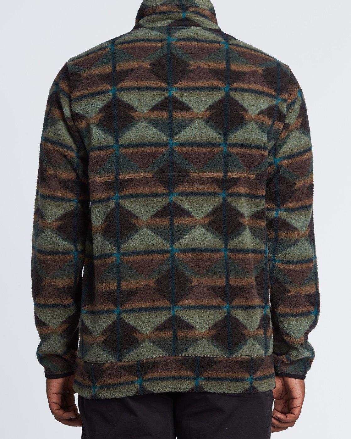 Billabong Boundary Mock Half Zip Pullover Fleece for Men ...