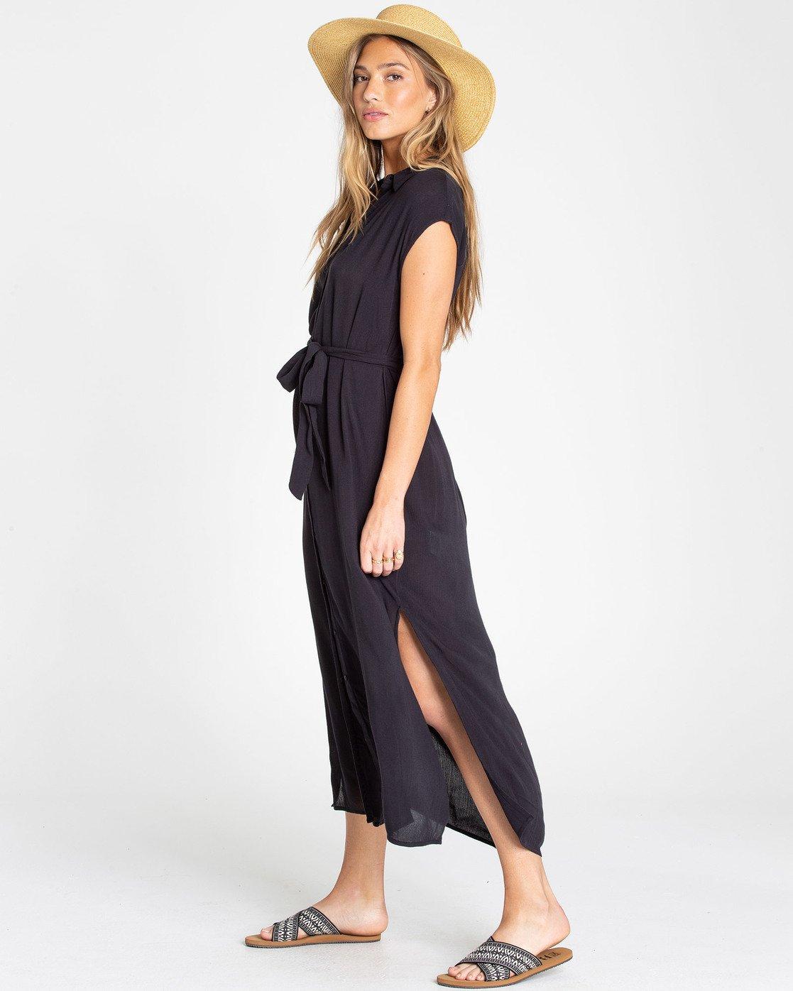 billabong little flirt dress black