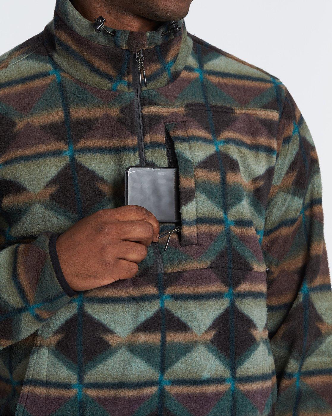 Download Billabong Boundary Mock Half Zip Pullover Fleece for Men ...