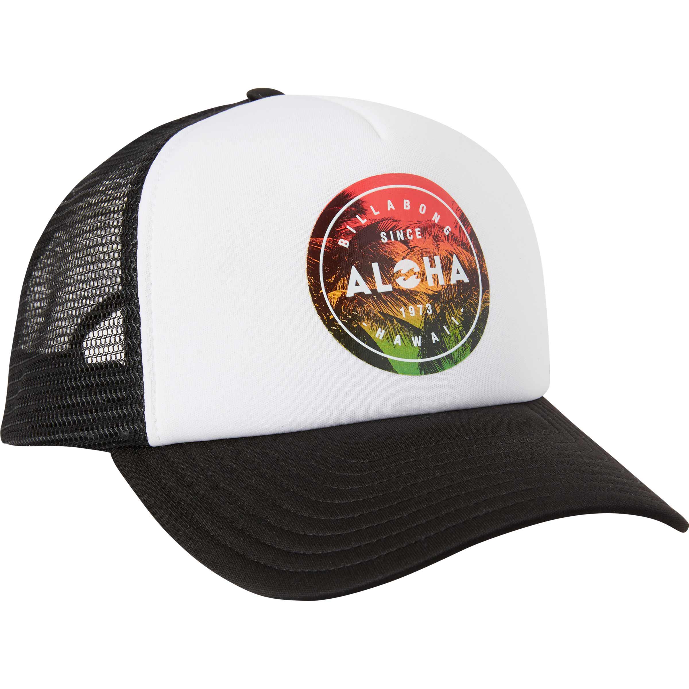 Billabong Synthetic Aloha Seal Hawaii Trucker Hat in White for Men Lyst