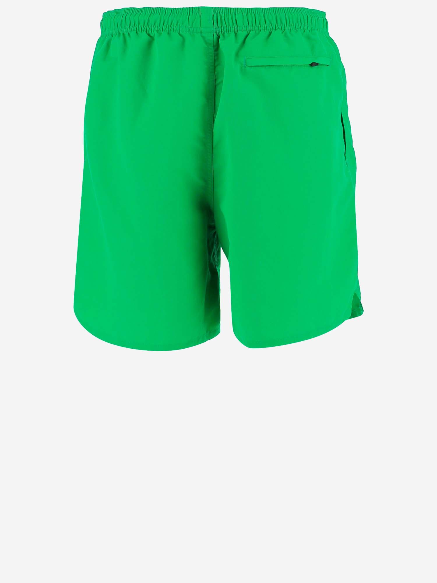 Stussy Nylon Short Pants With Logo in Green for Men | Lyst