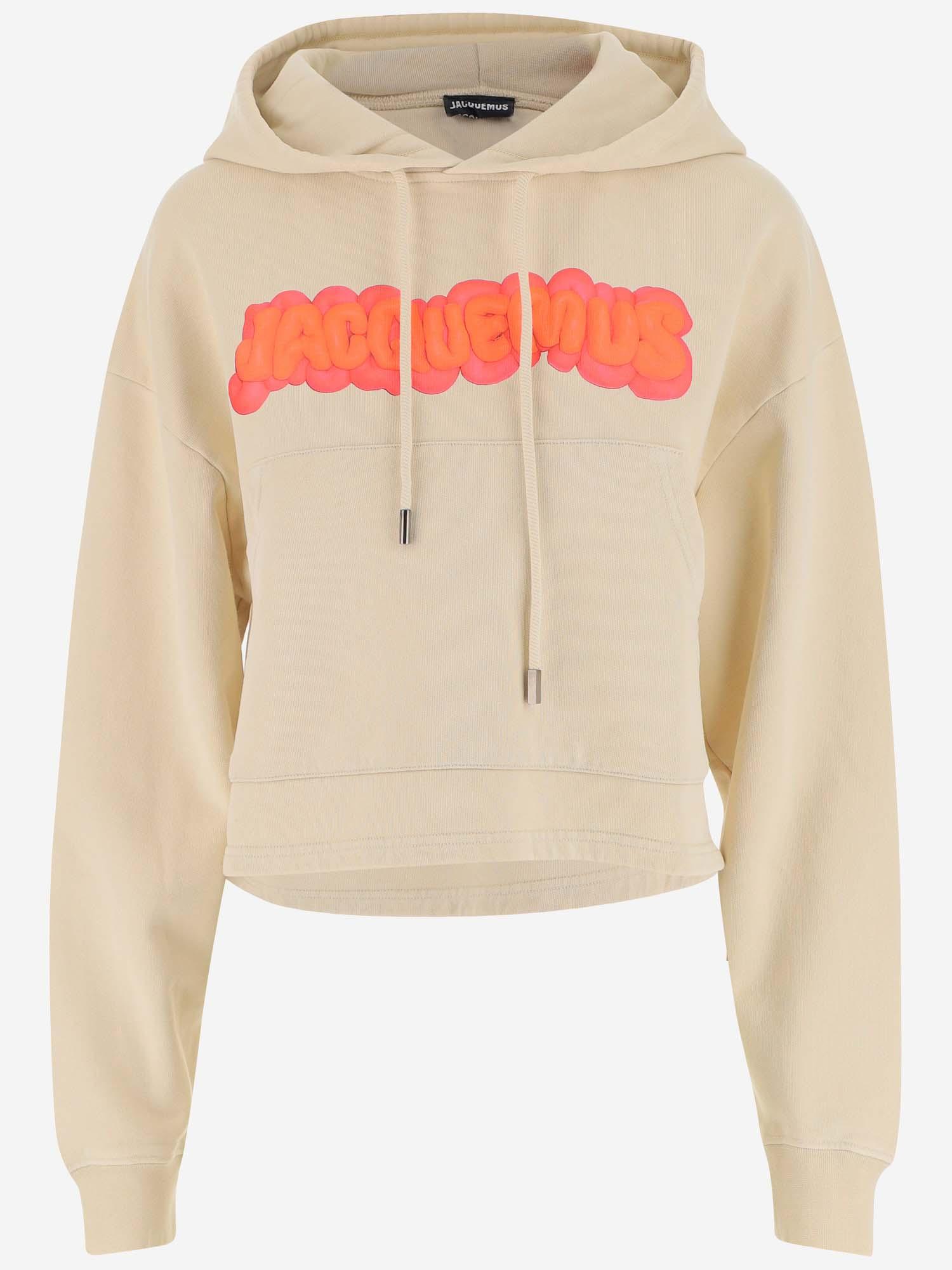 organic cotton logo hoodie