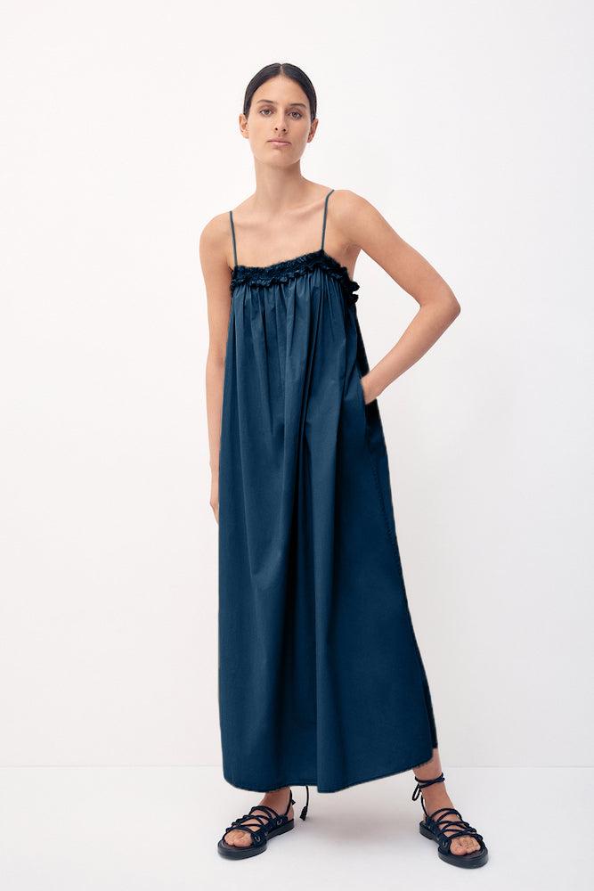 Bird & Knoll Ida Maxi Dress in Blue Lyst