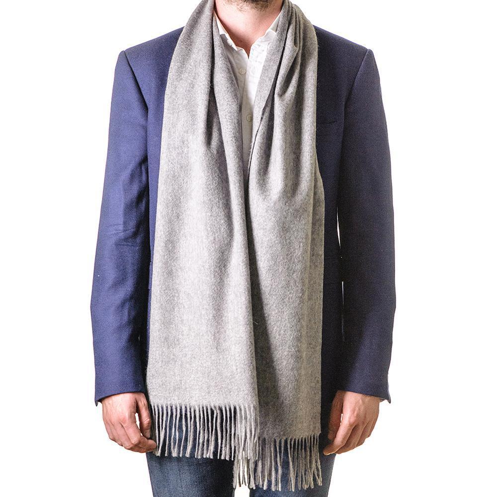 Black.co.uk Grey Cashmere Scarf in Gray Lyst