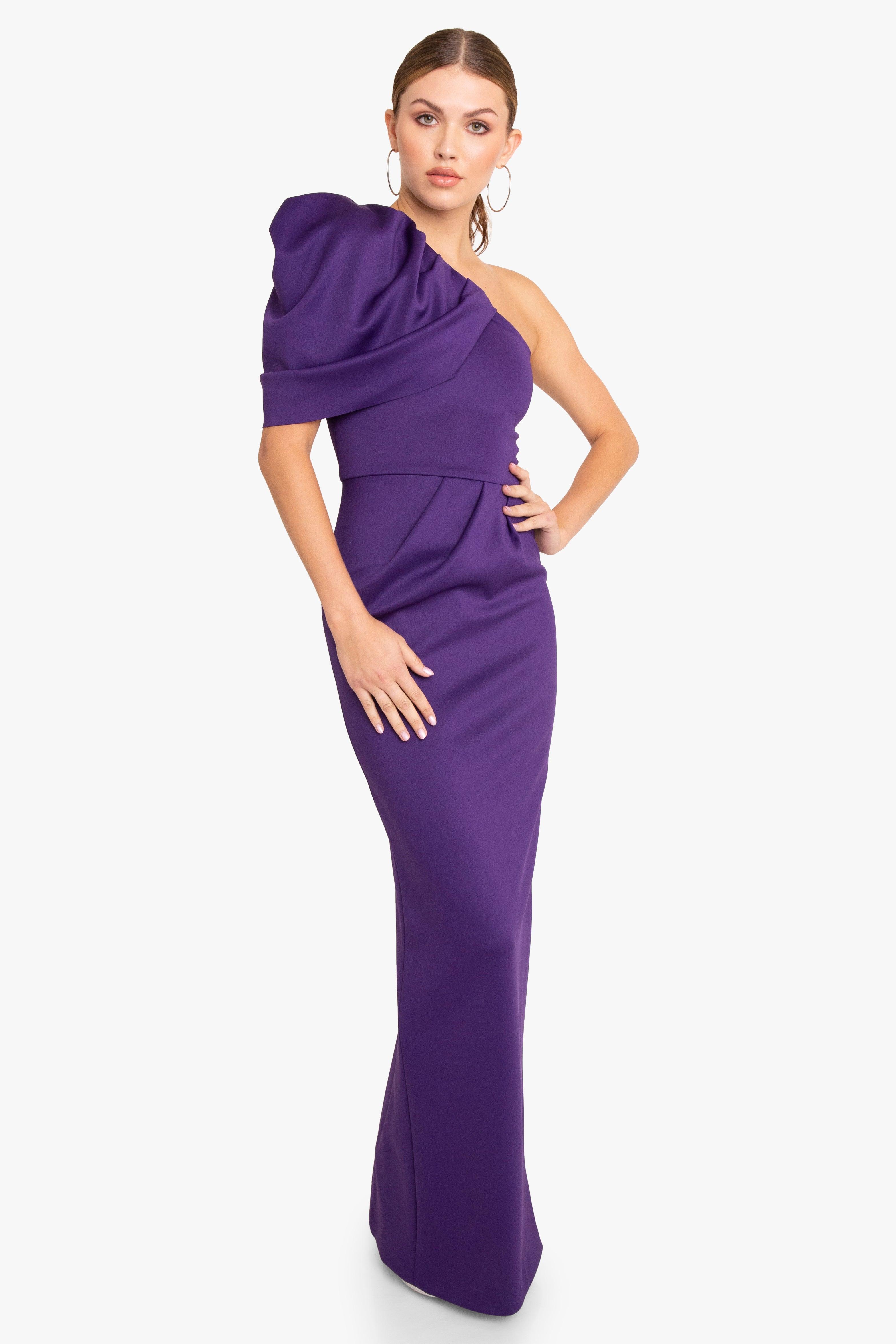 Black Halo Egan Gown in Purple Lyst
