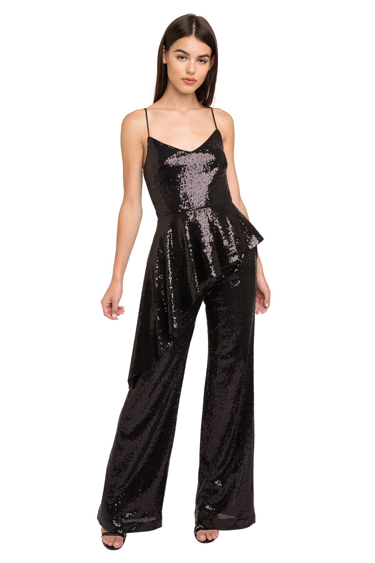 Black Halo Synthetic Revel Two Piece Jumpsuit in Night Sky (Black ...