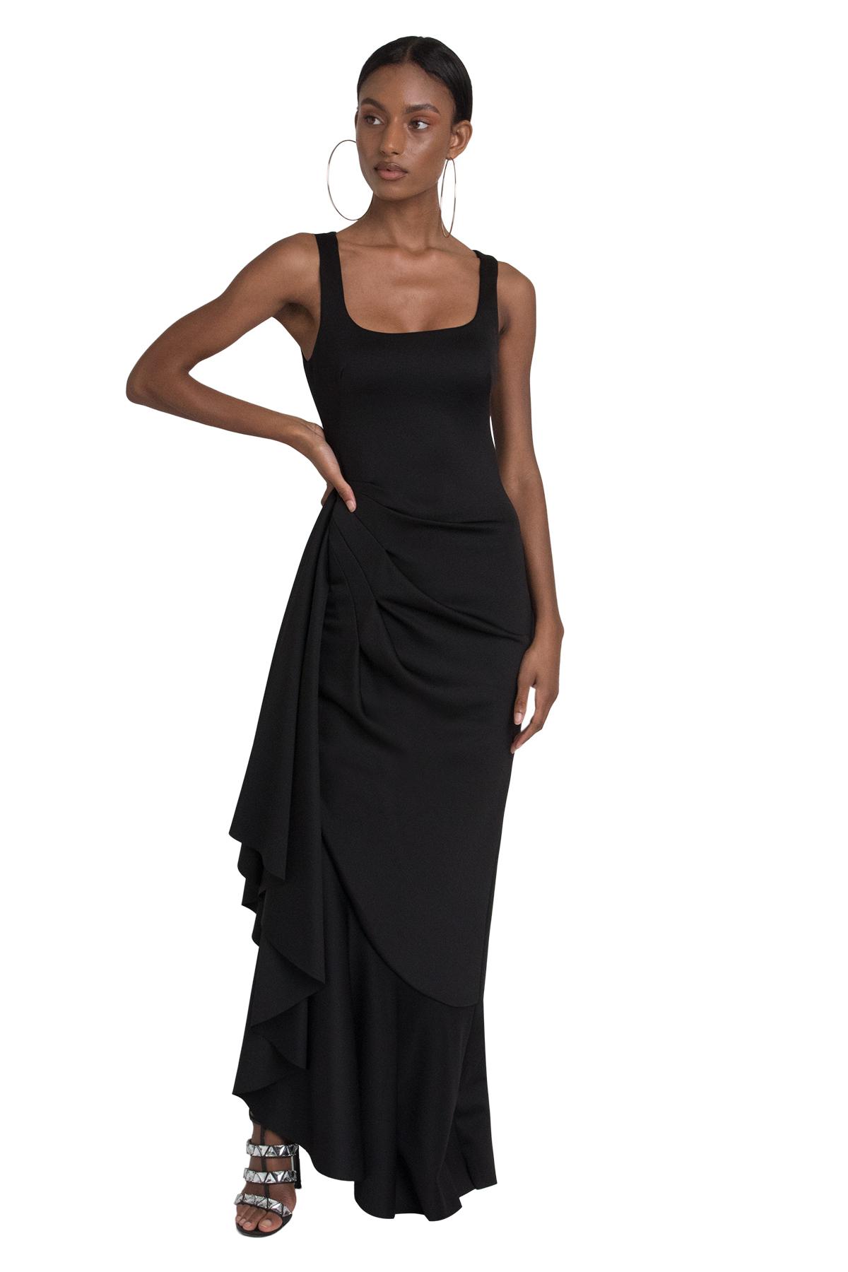 black halo jewel gown
