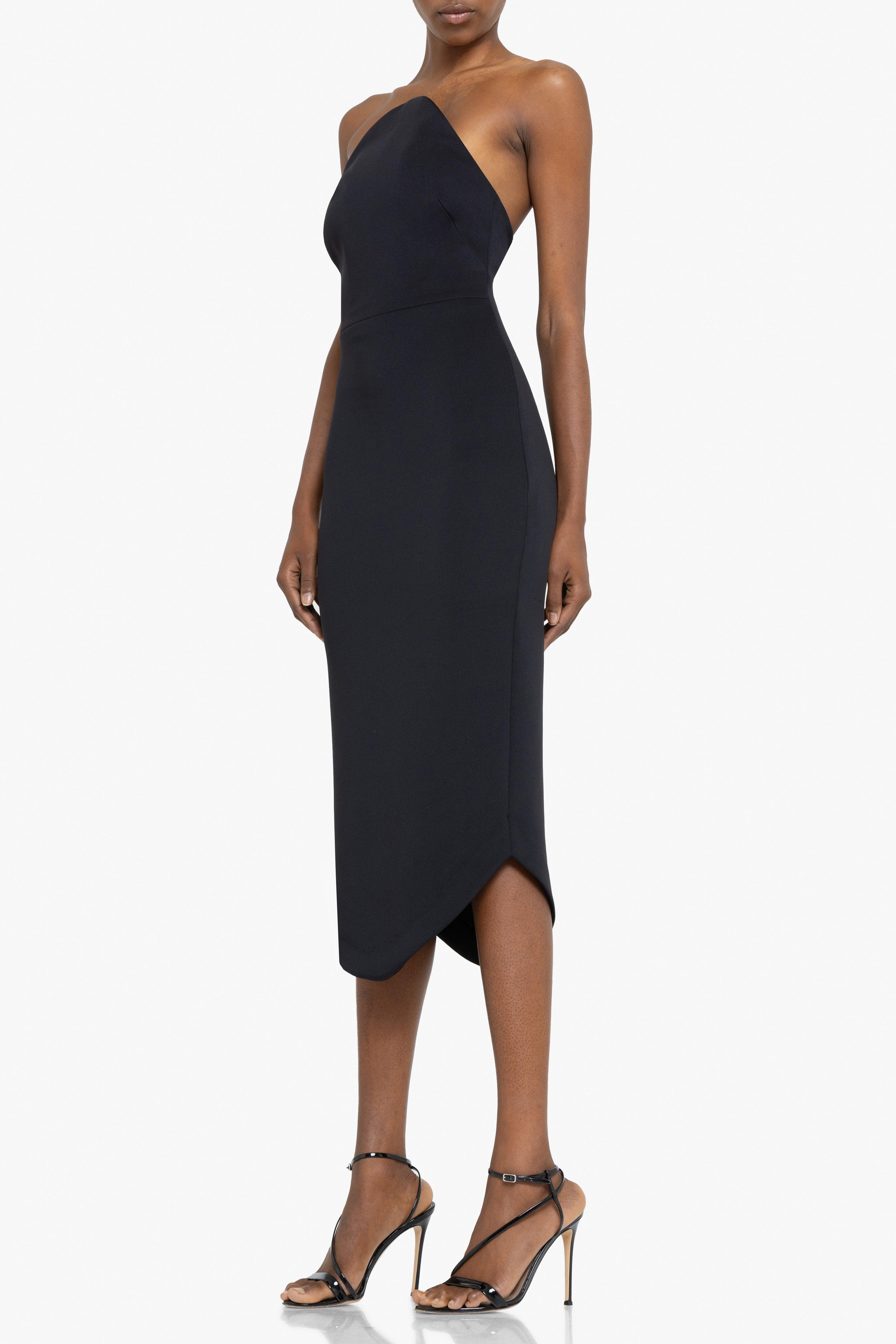black halo jacqueline midi dress Black Halo Women's Jacqueline Midi Dress, Black, 0 at Amazon Women's Clothing store