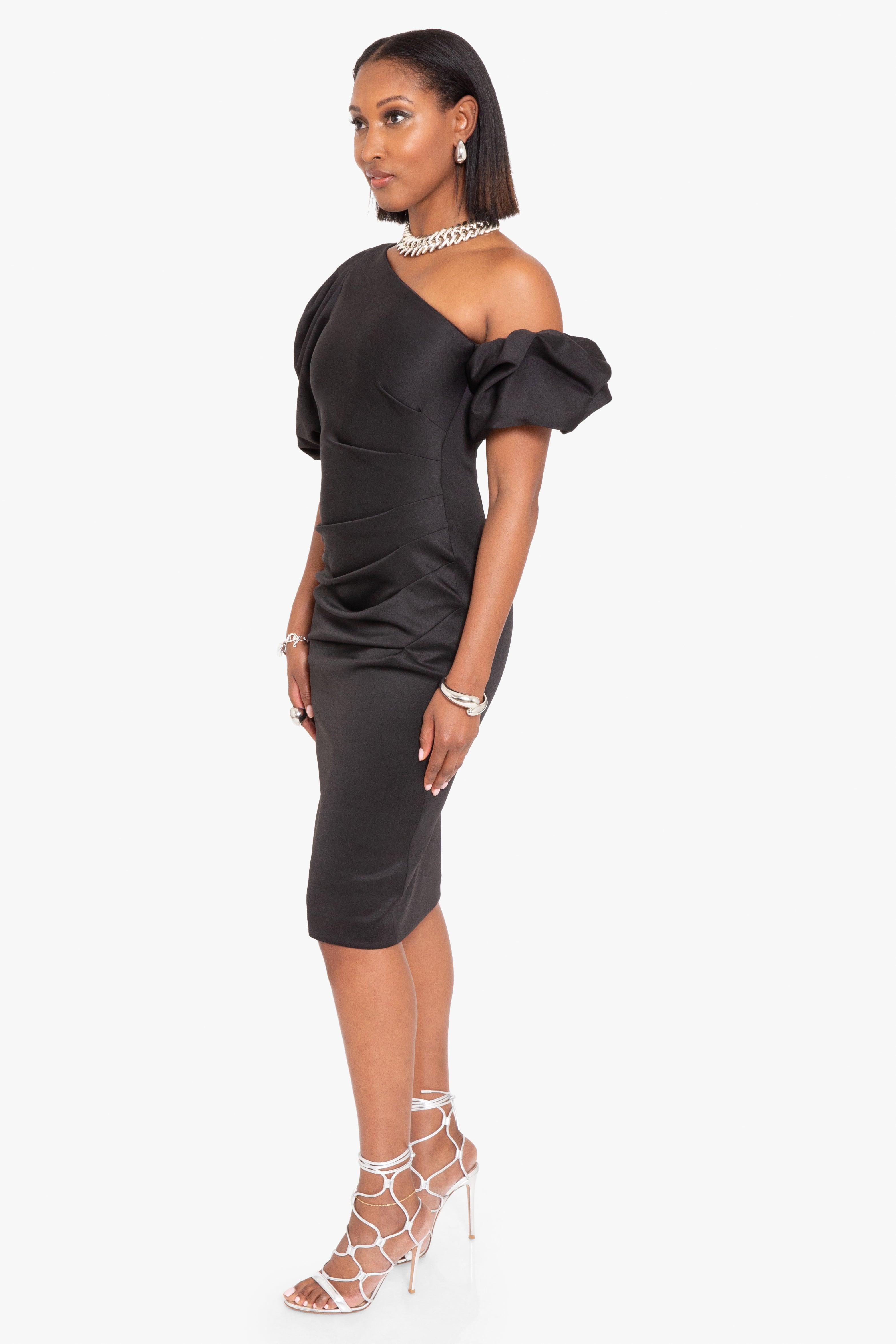 Black Halo Ilona Cocktail Sheath in Black Lyst UK