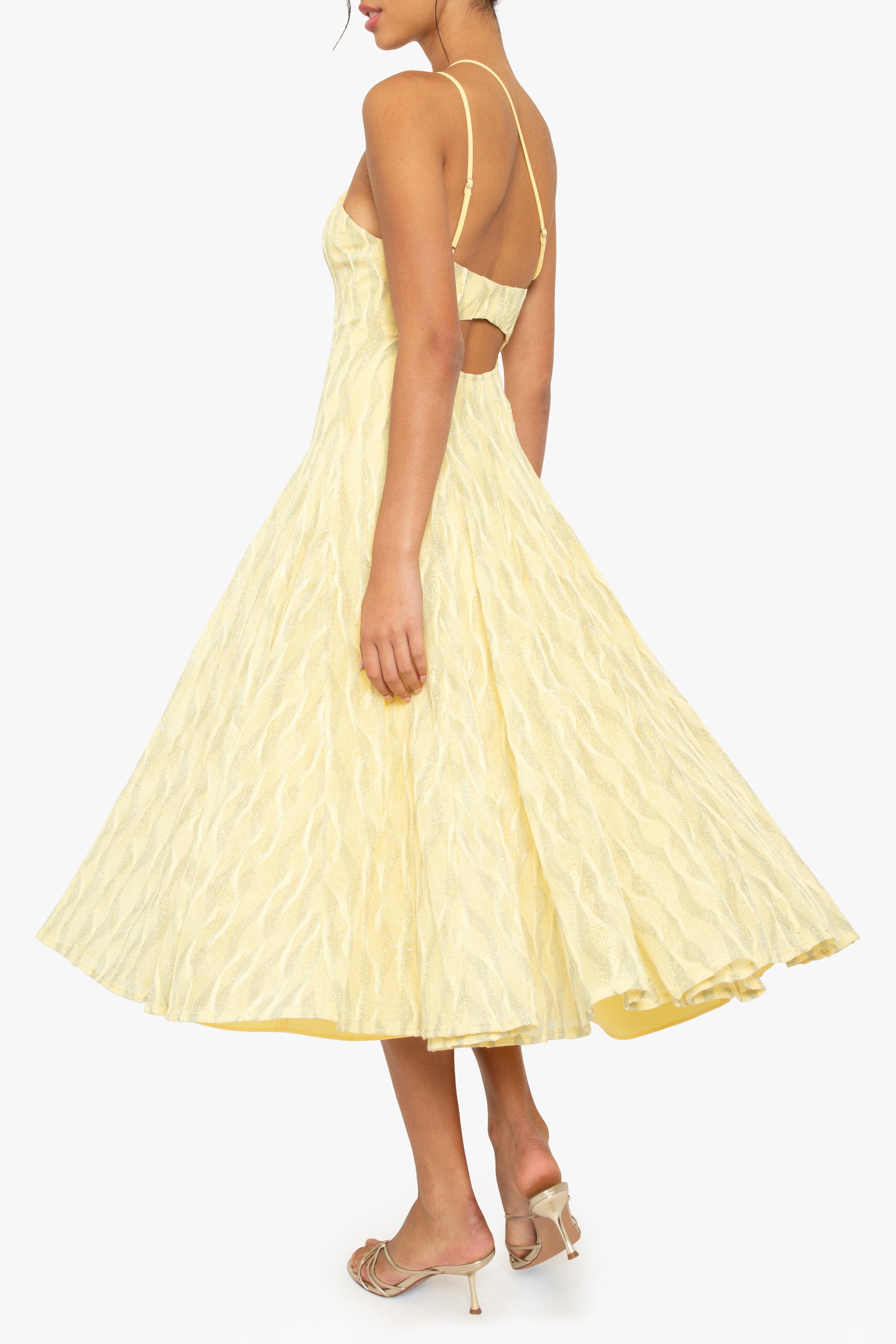 Yellow Black Halo Dresses for Women | Lyst