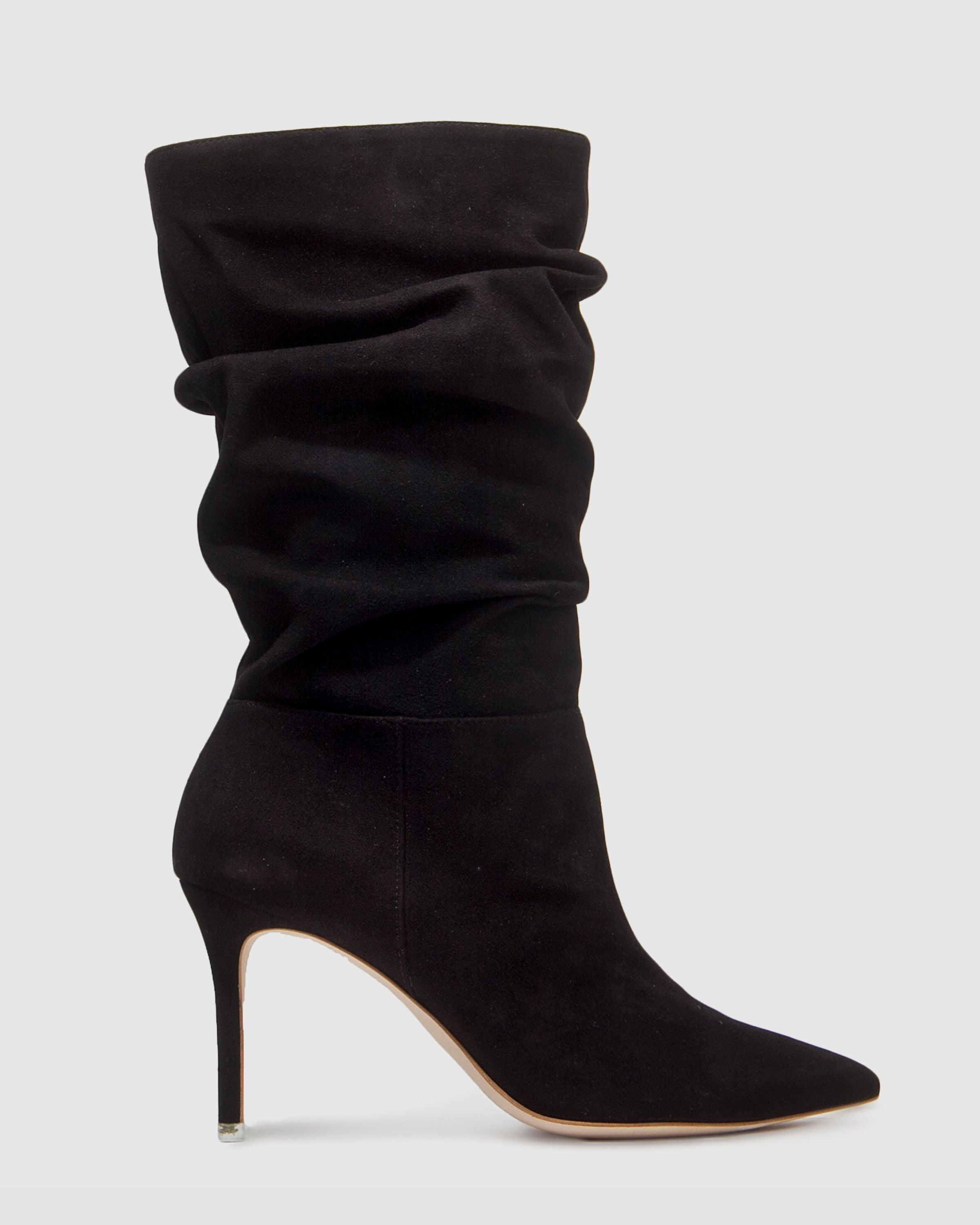 Black Suede Studio Leather Geni in Black Suede (Black) | Lyst