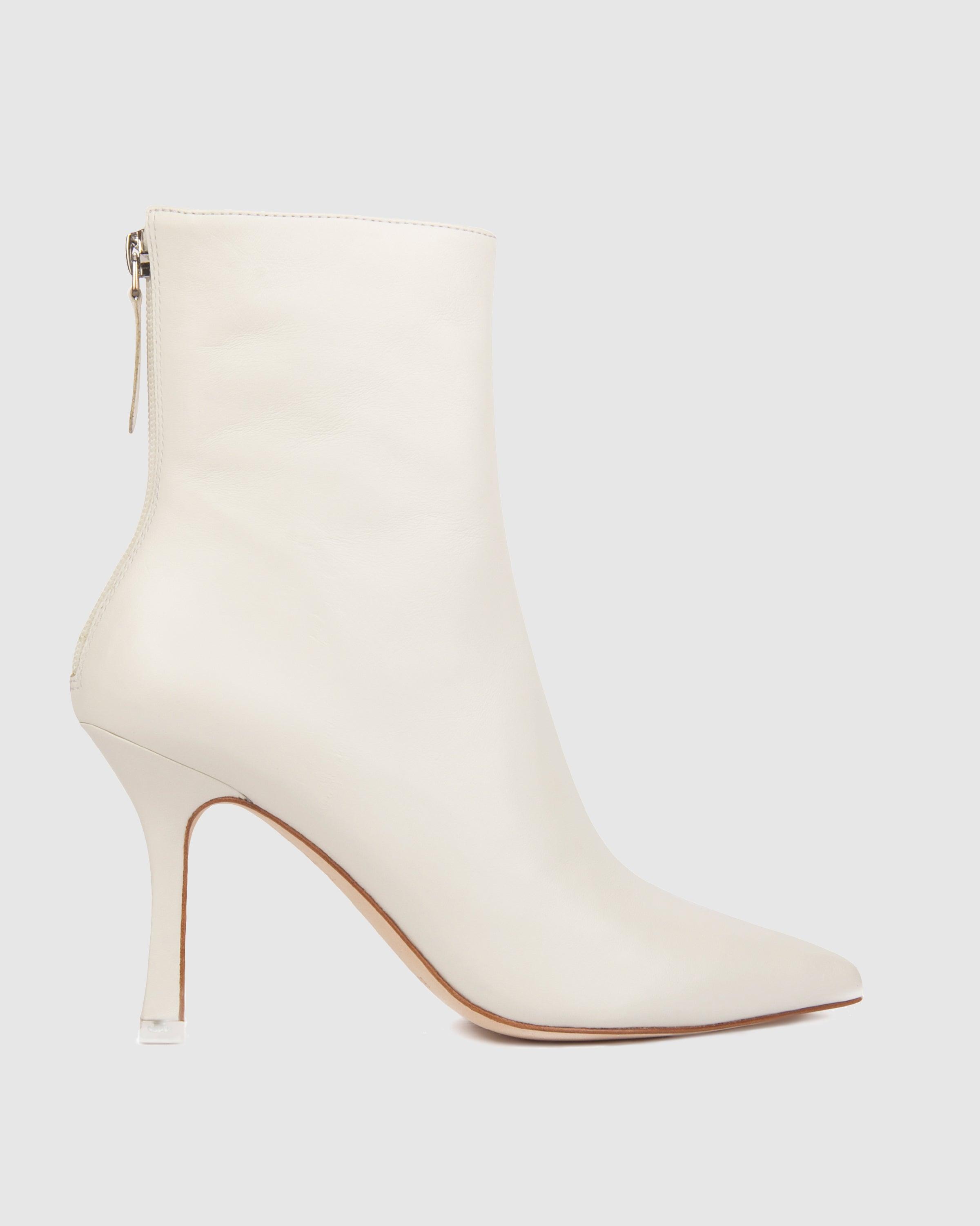 black suede studio booties