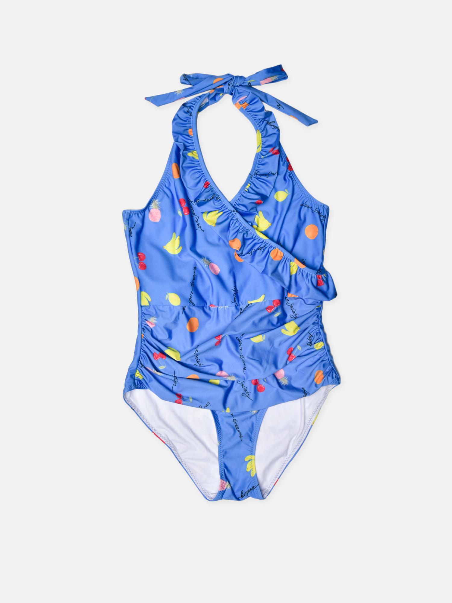 Ganni Synthetic Dexies Swimwear Marina in Blue - Lyst