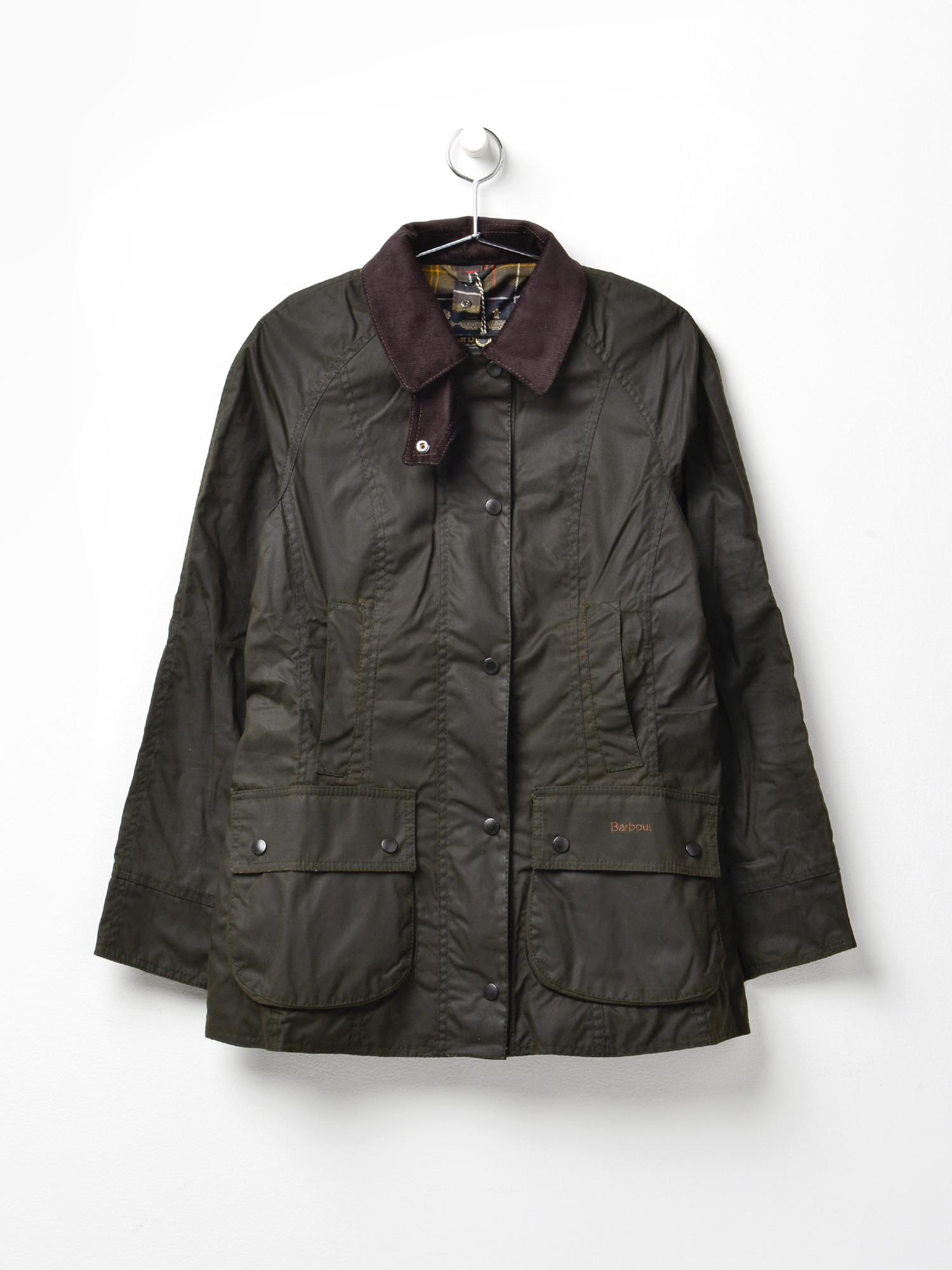 ladies barbour wax jacket