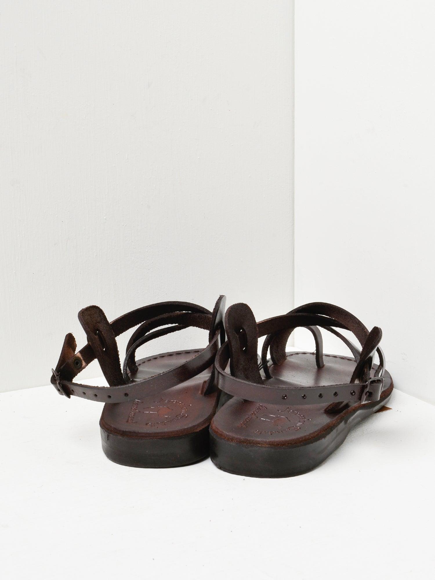 Jerusalem Sandals Leather No.6 The Good Shepherd (buckle) in Brown | Lyst