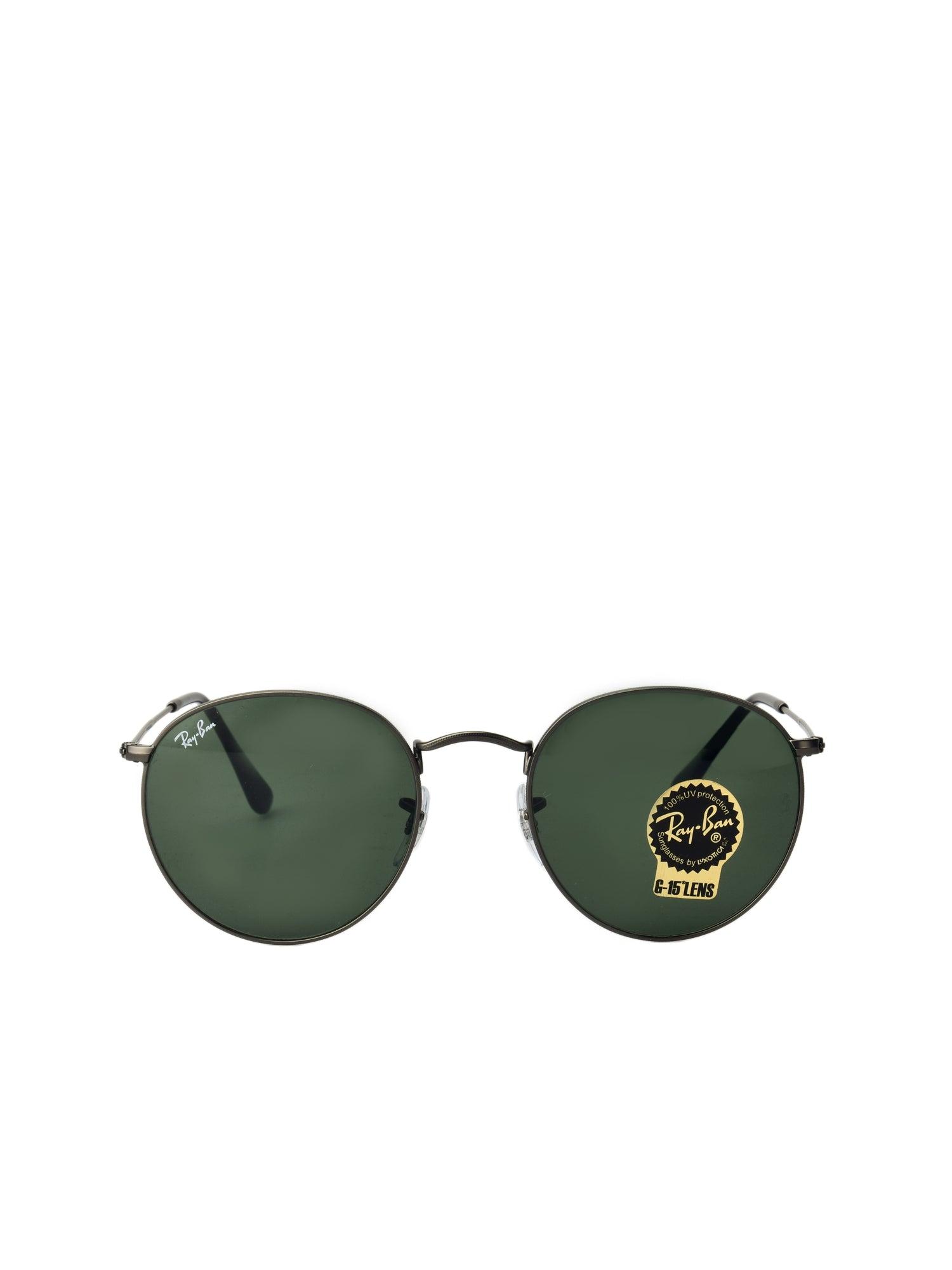 Ray-Ban Round Metal 53 in Green - Lyst
