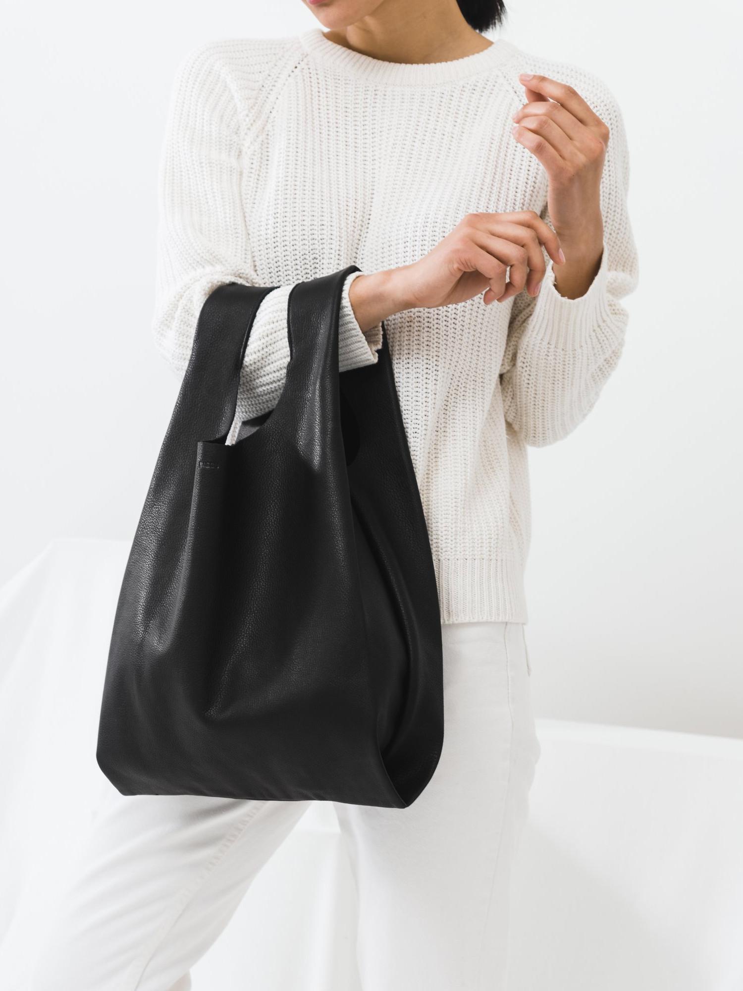 Baggu leather tote bag sale