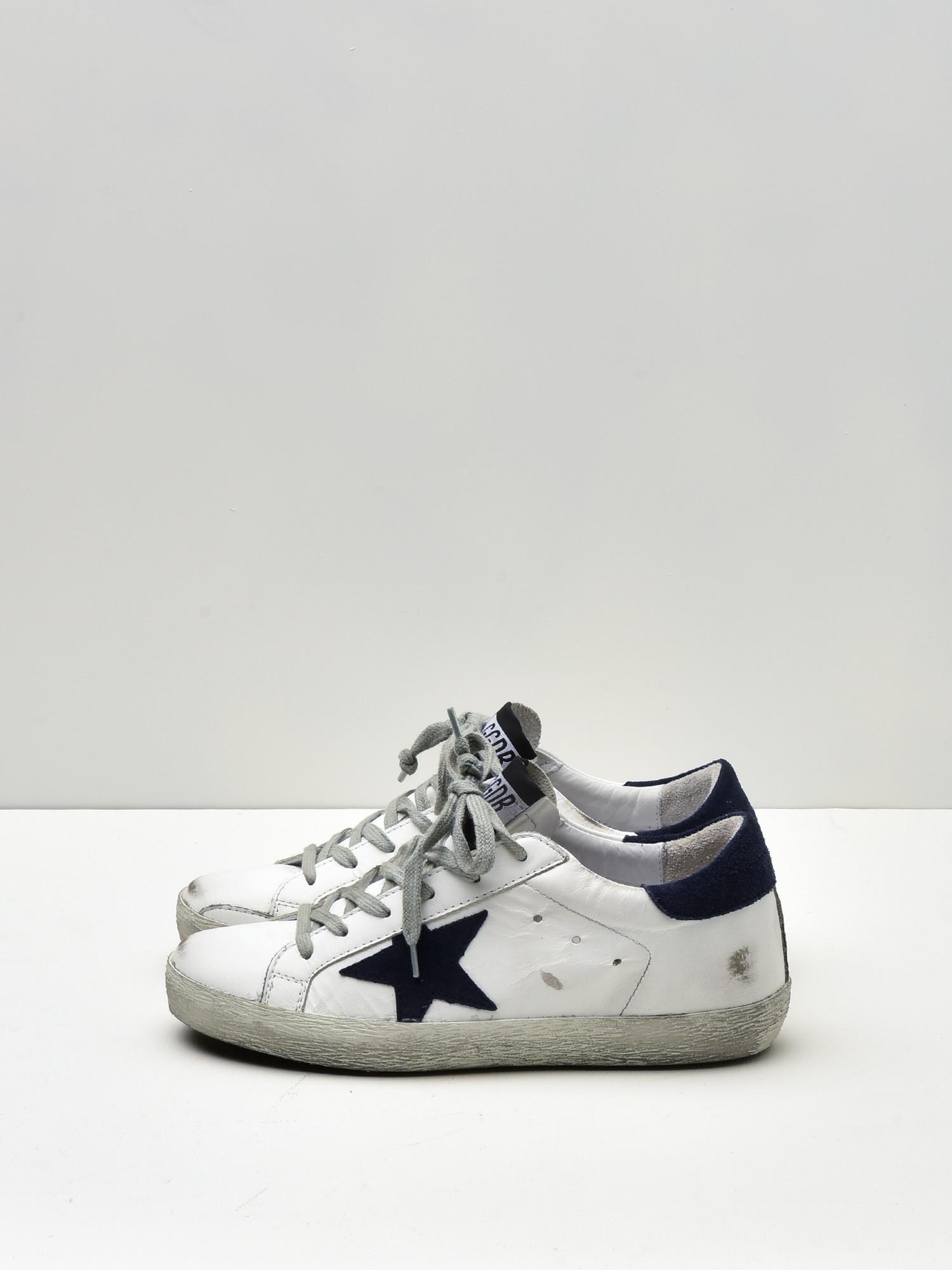 golden goose superstar navy