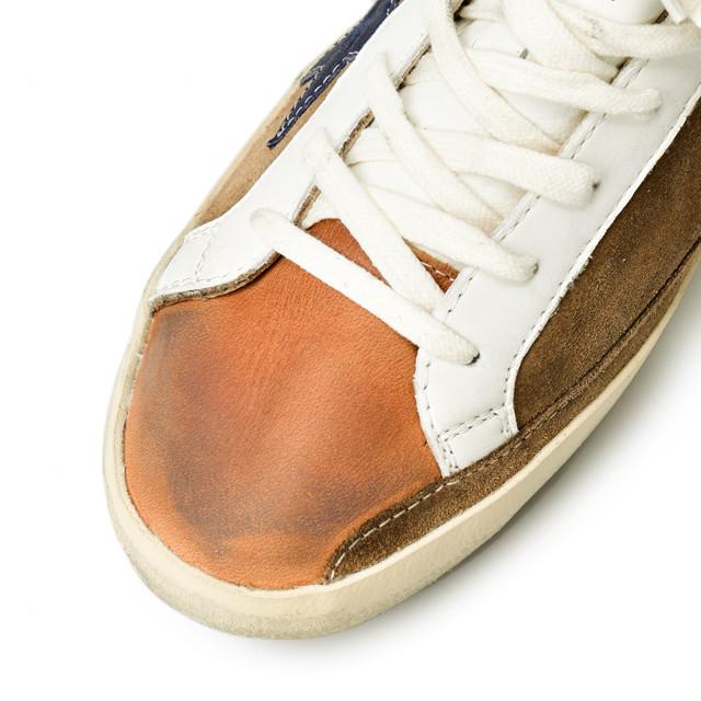 golden goose tan indigo