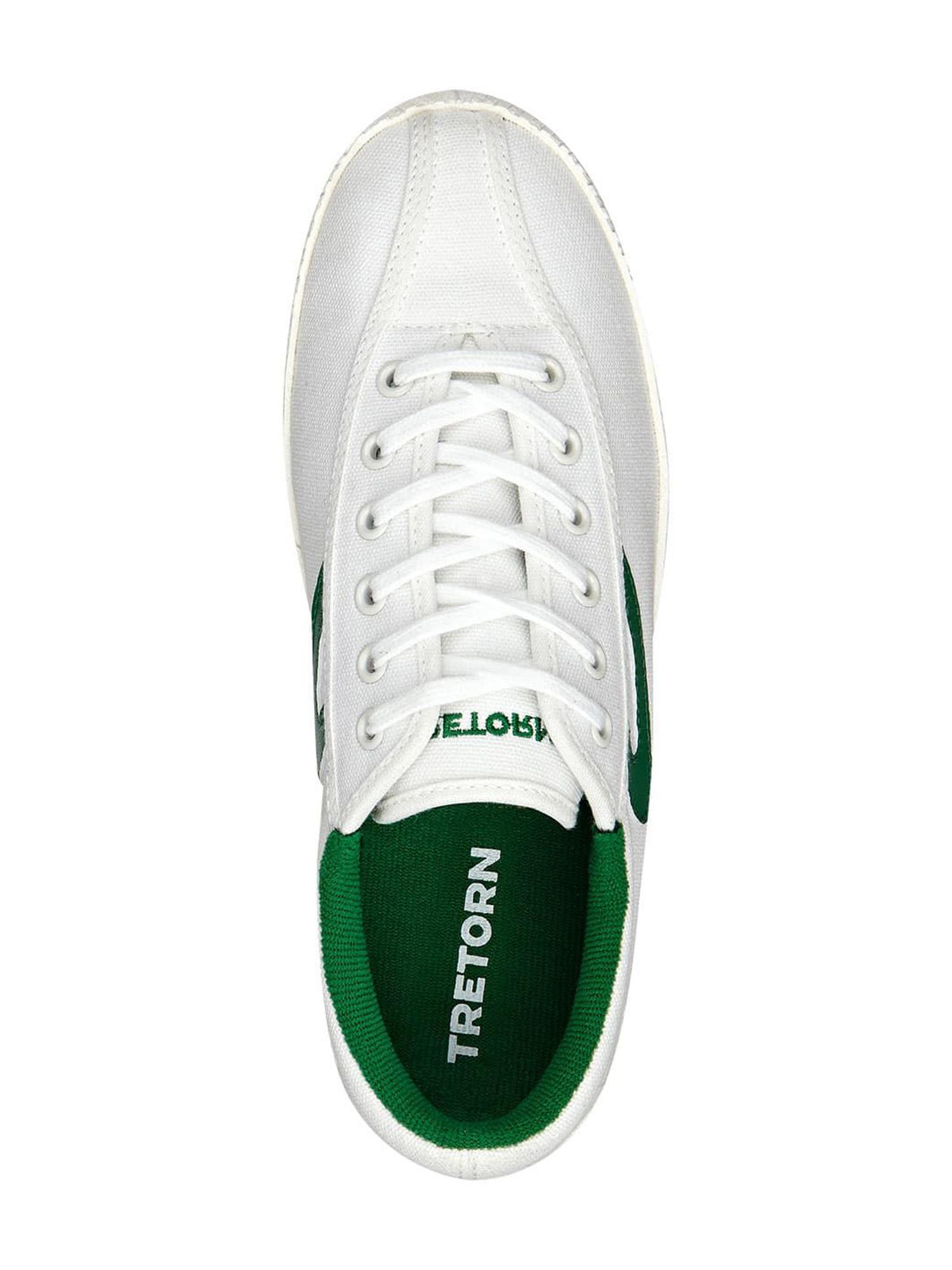 green and white tretorn