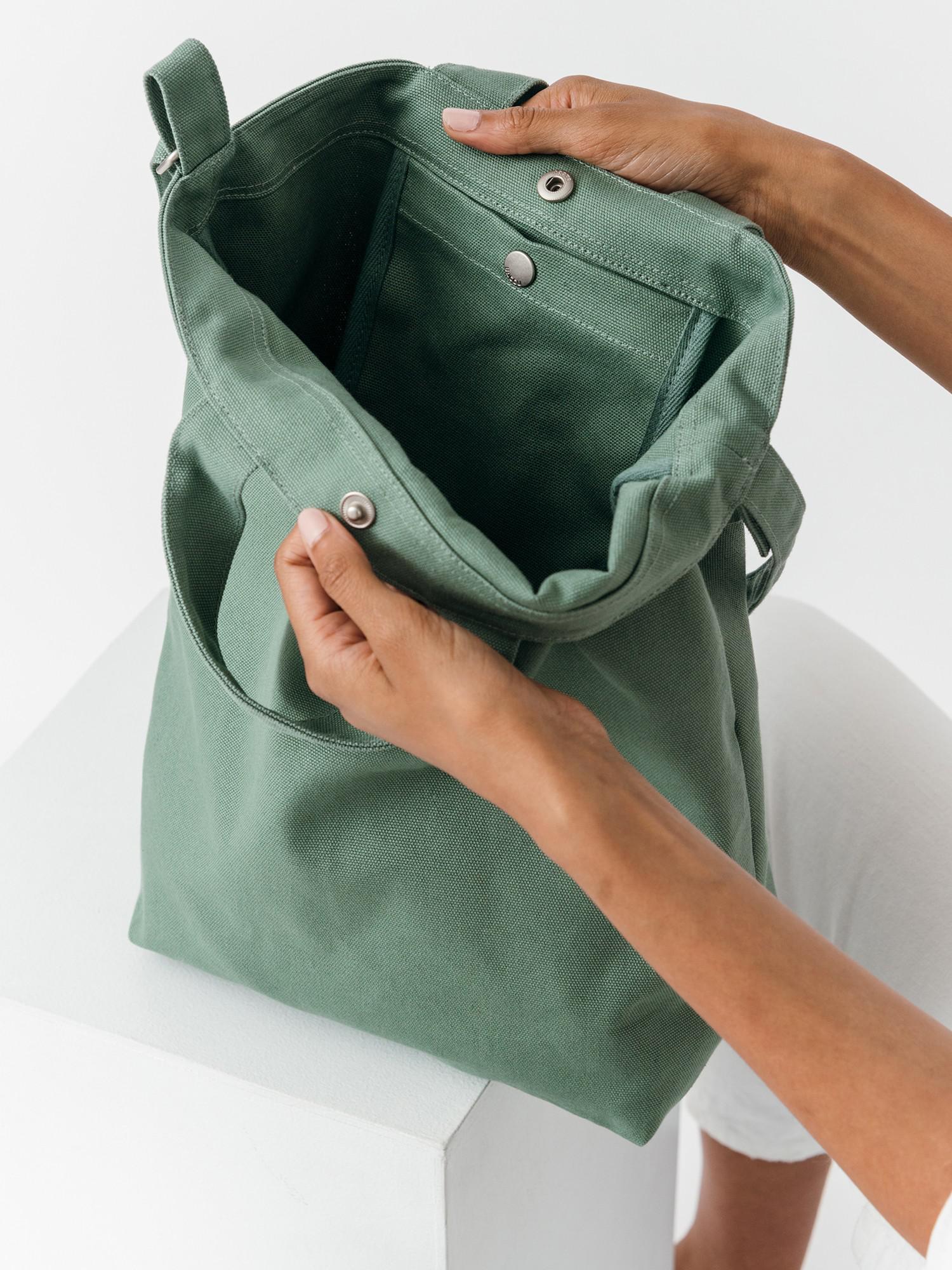 BAGGU Cotton Duck Bag_olive Sp17 in Green Lyst