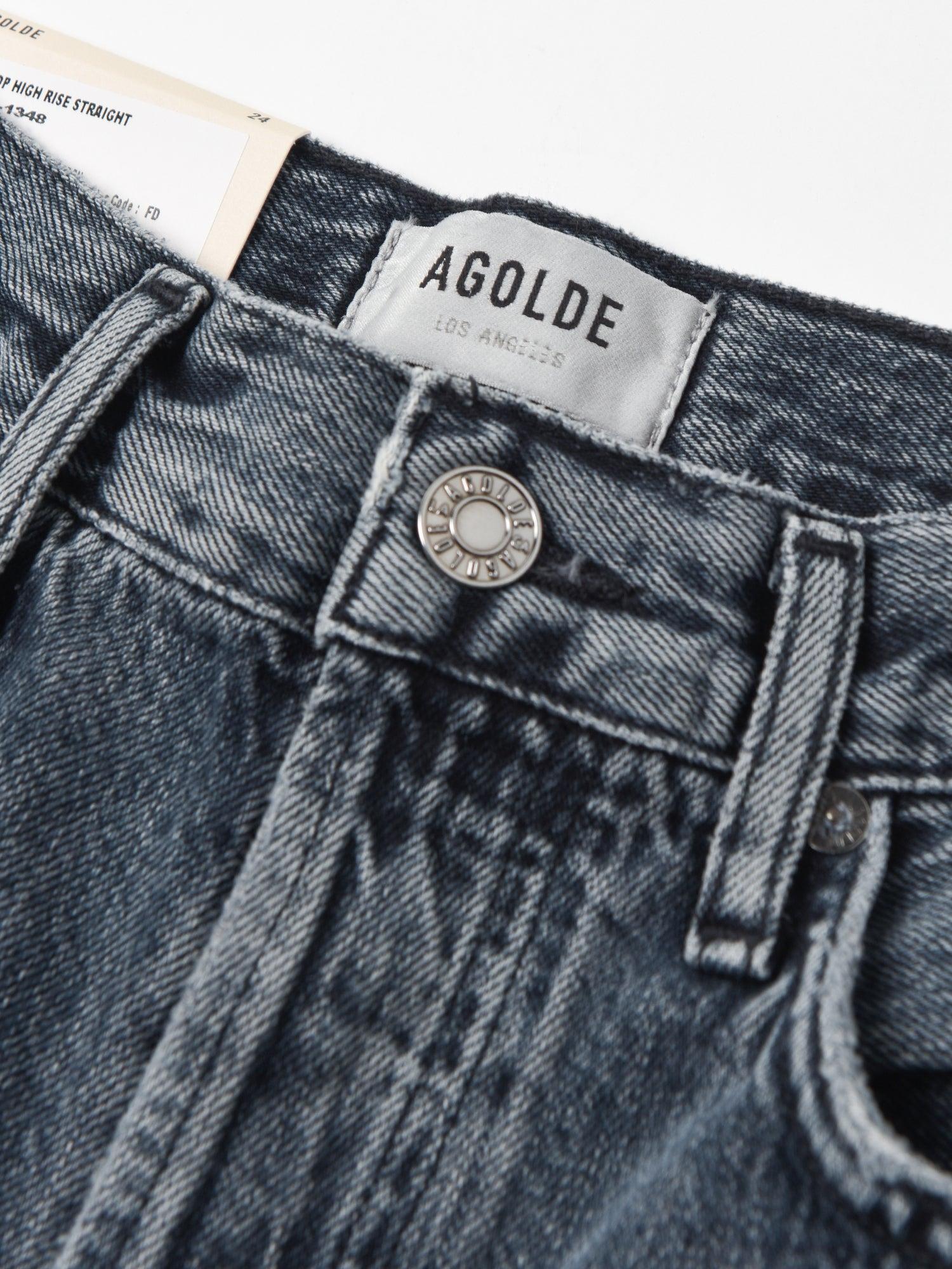 Agolde Cotton Riley In in Blue | Lyst