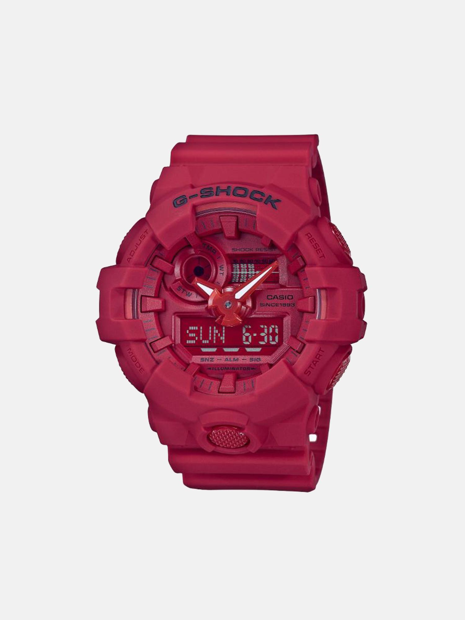 G Shock Analog G Shock Limited Edition 35th Anniversary Red Out Resin Strap Watch Lyst