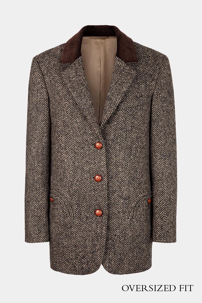 blaze milano herringbone blazer