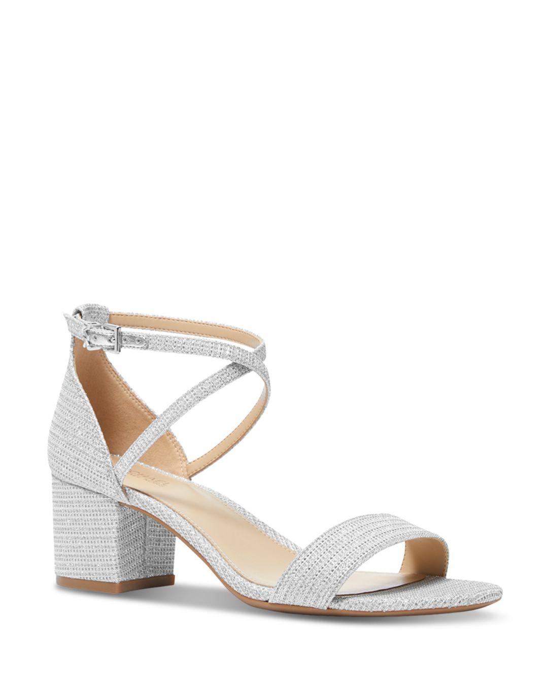 michael kors white shoes heels