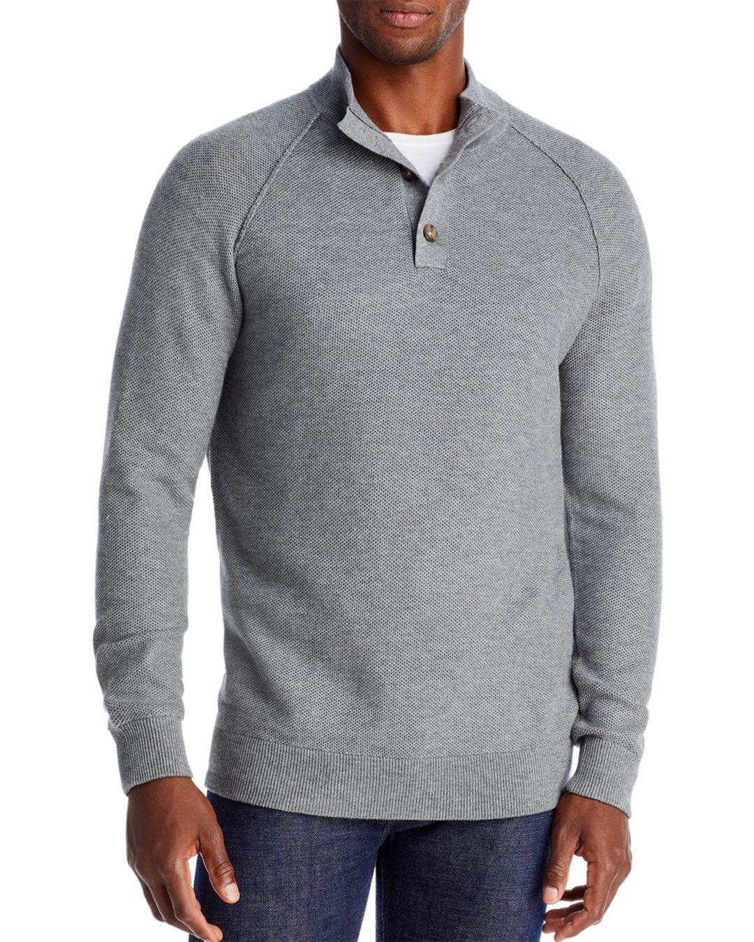 Parkway Textured Mock Neck Sweater 