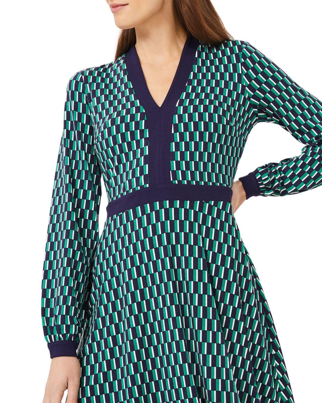 jersey fit and flare dress