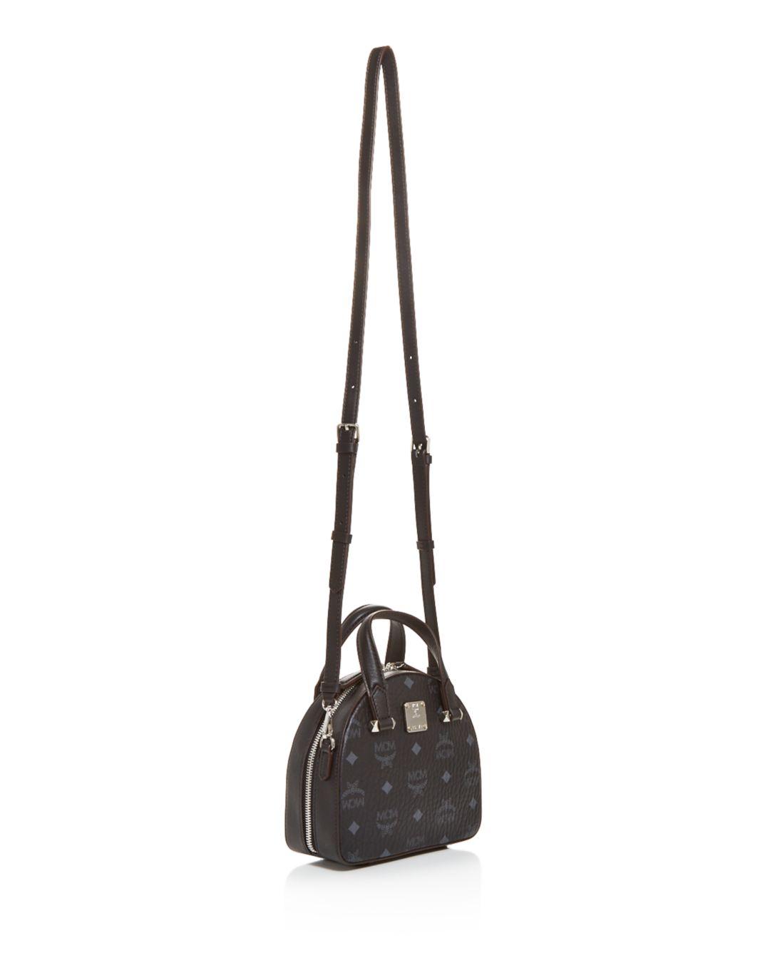mcm mini top handle crossbody