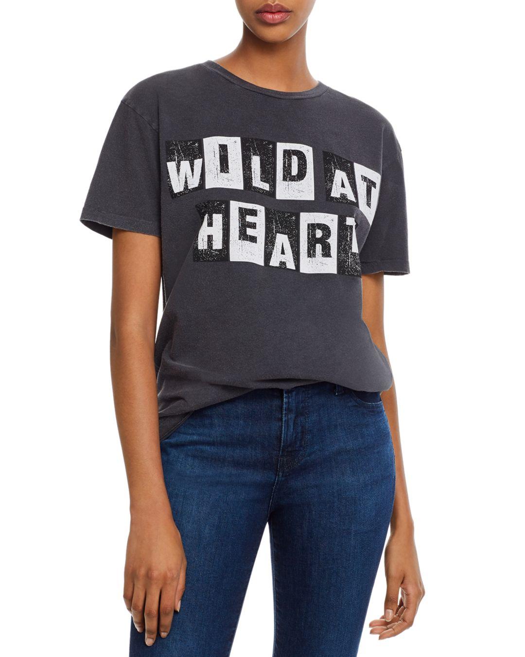 Anine Bing Cotton Wild Heart Tee in 