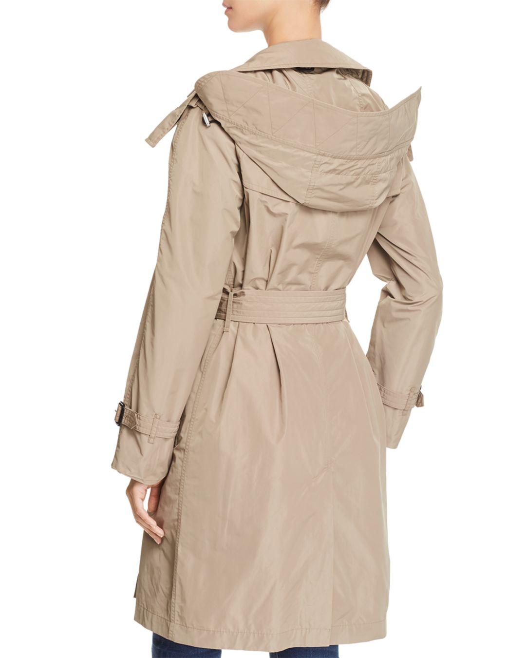 Burberry Sisal Trench Coat in Natural - Lyst