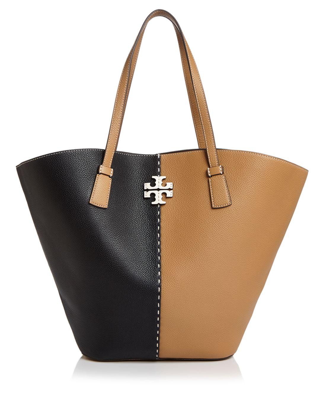 Tory burch ella color block clearance tote