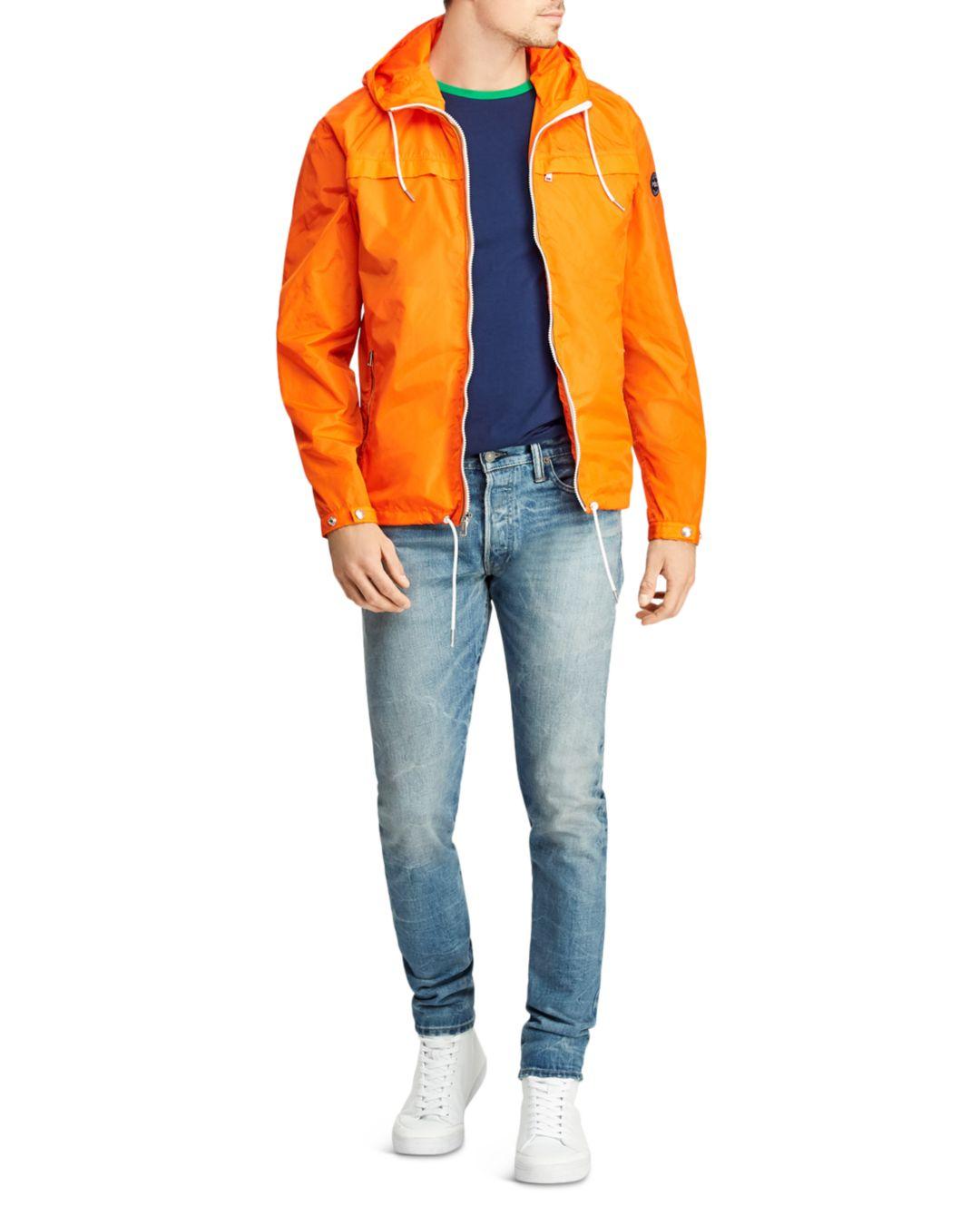 Polo Ralph Lauren Packable Jacket in Orange for Men | Lyst