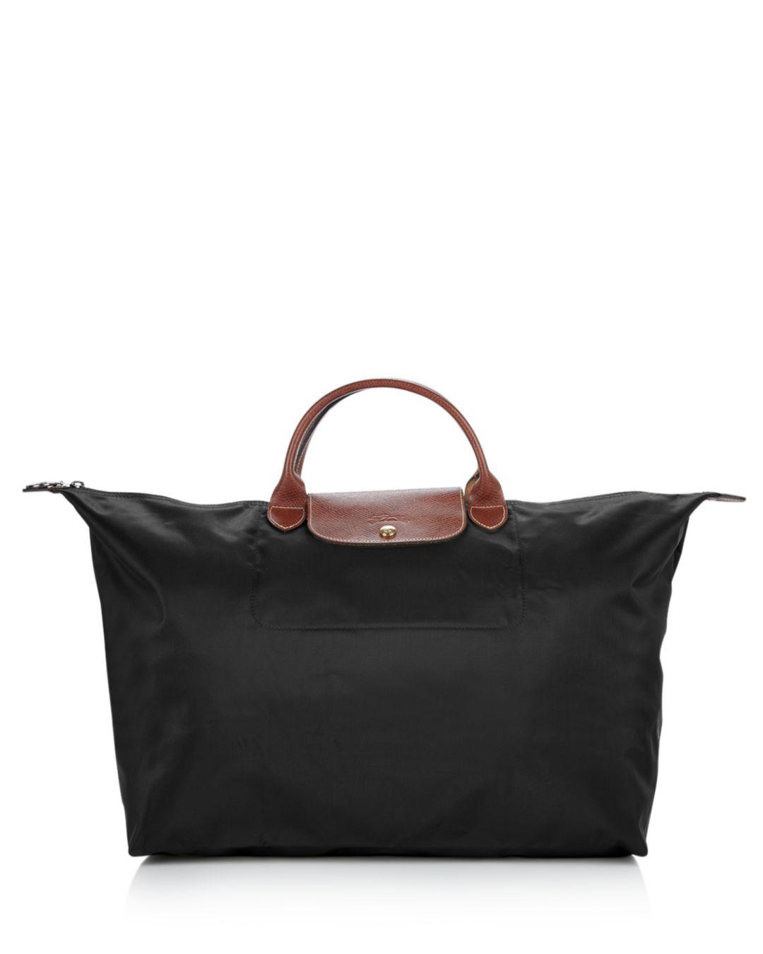 longchamp le pliage nylon weekender