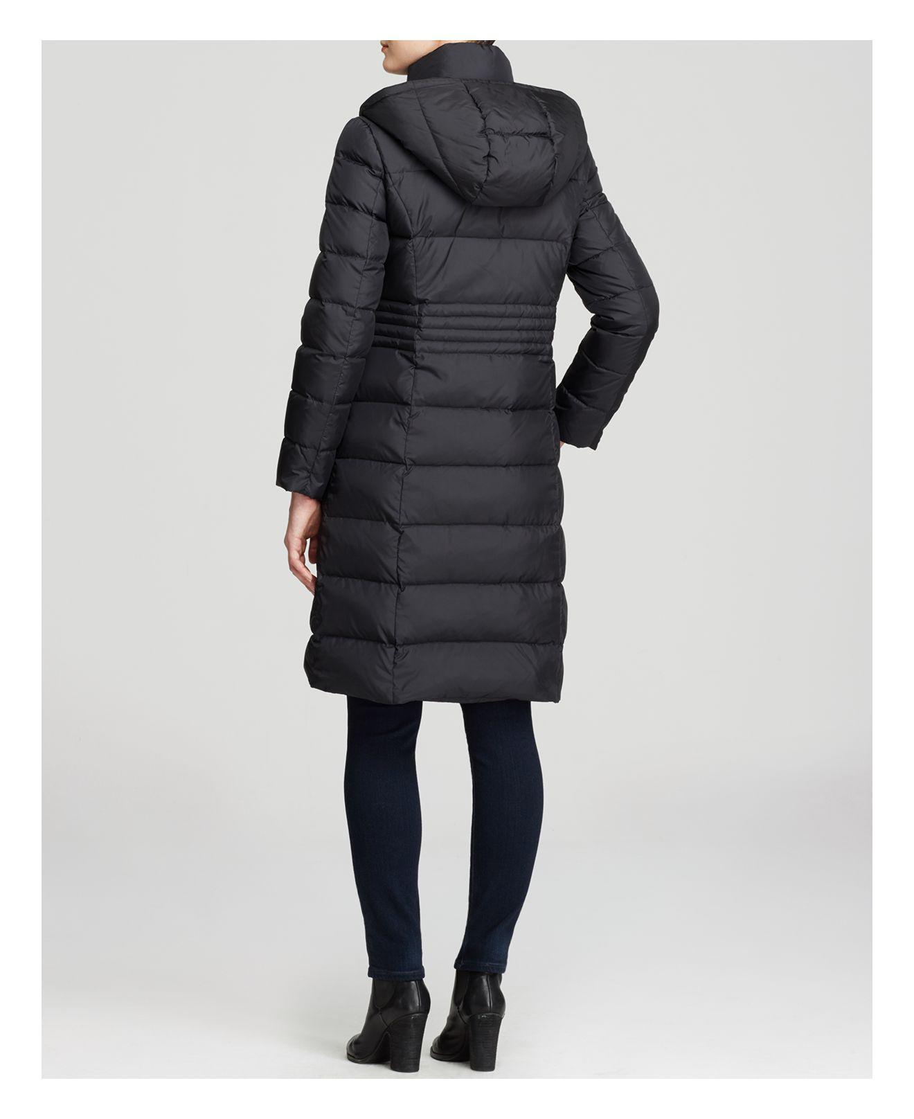 Lyst Cole Haan Quilted Down Coat in Black