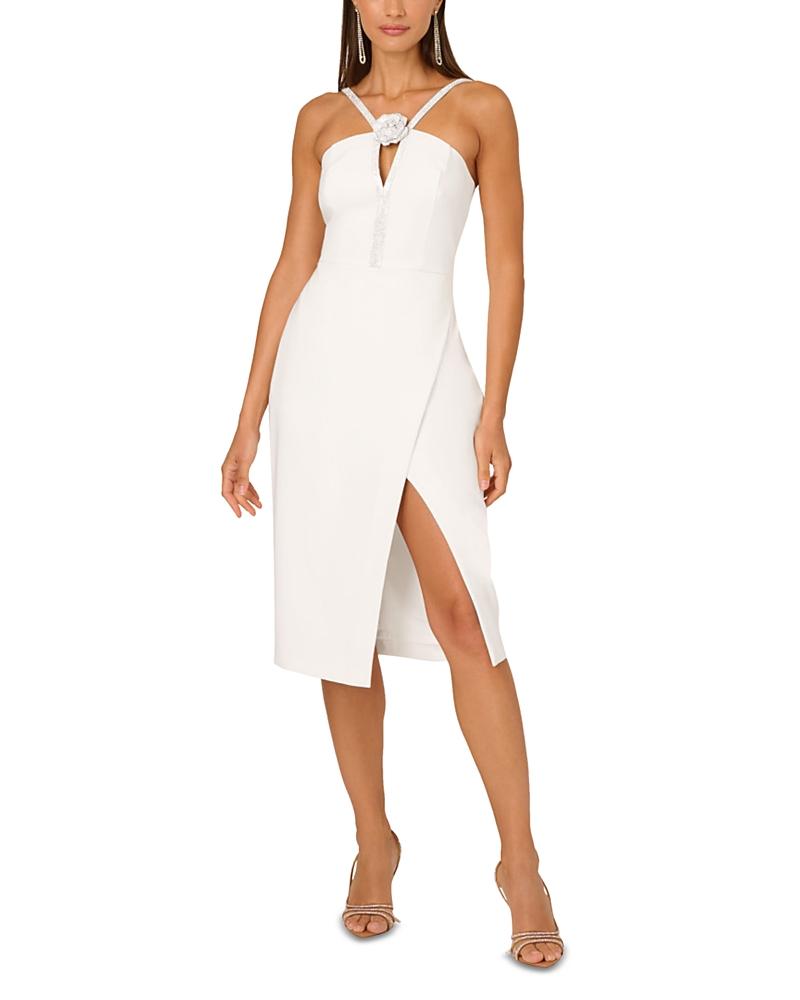 white or ivory prom dresses A Line V Neck Backless Beaded Ivory Prom Dresses, Ivory Backless Formal  Dresses, Ivory Evening Dresses